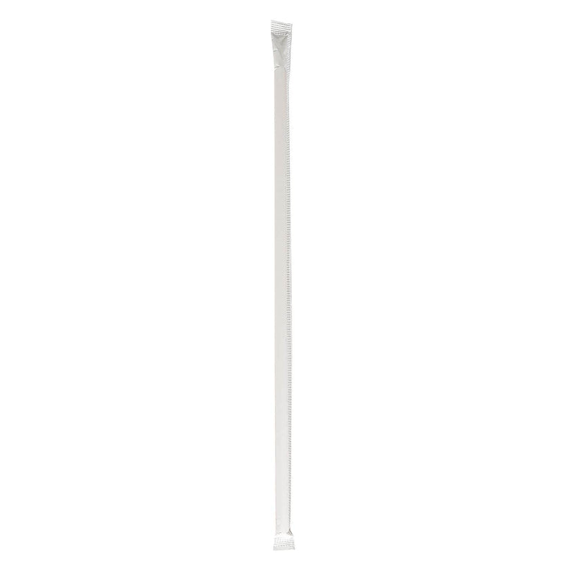 Boardwalk Individually Wrapped Red/White Striped Plastic Straws, 2000/Carton (BWKJSTW1025RW)
