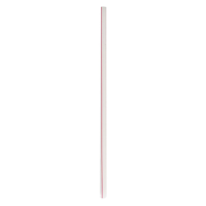 Boardwalk Individually Wrapped Red/White Striped Plastic Straws, 2000/Carton (BWKJSTW1025RW)