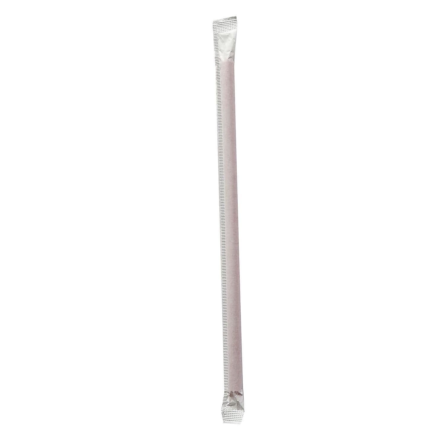 Boardwalk Individually Wrapped Red Plastic Straws, 7200/Carton (BWKGSTW775RD)