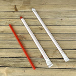 Boardwalk Individually Wrapped Red Plastic Straws, 7200/Carton (BWKGSTW775RD)
