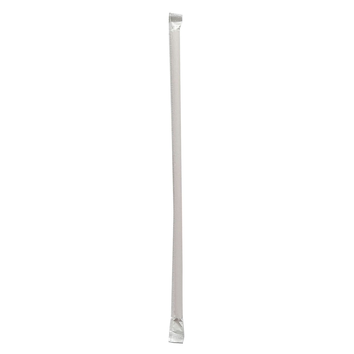 Boardwalk Individually Wrapped Red/White Striped Plastic Straws, 1200/Carton (BWKGST1025RW)