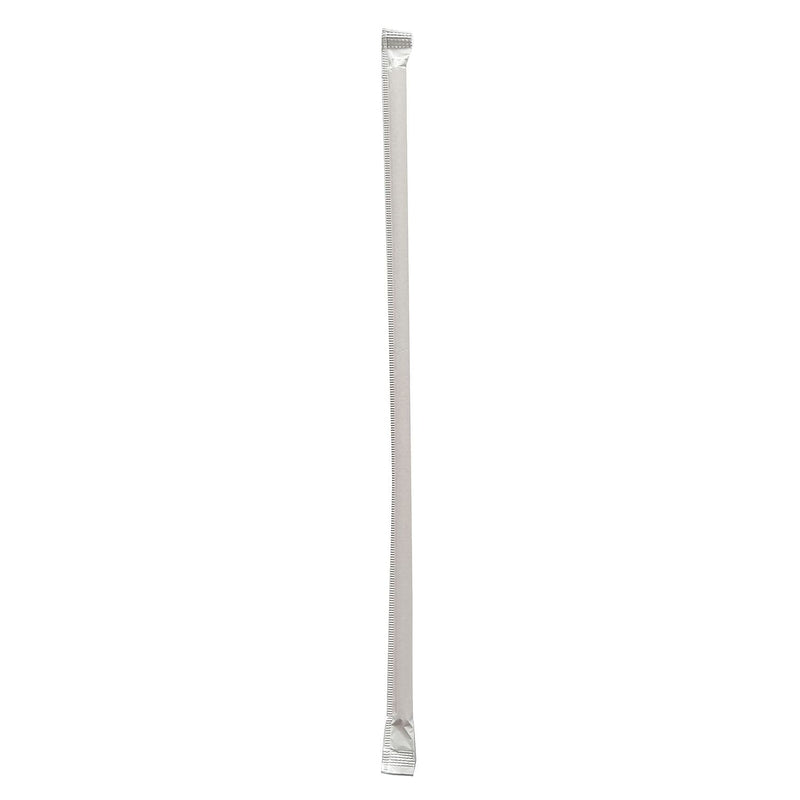 Boardwalk Individually Wrapped Red/White Striped Plastic Straws, 1200/Carton (BWKGST1025RW)