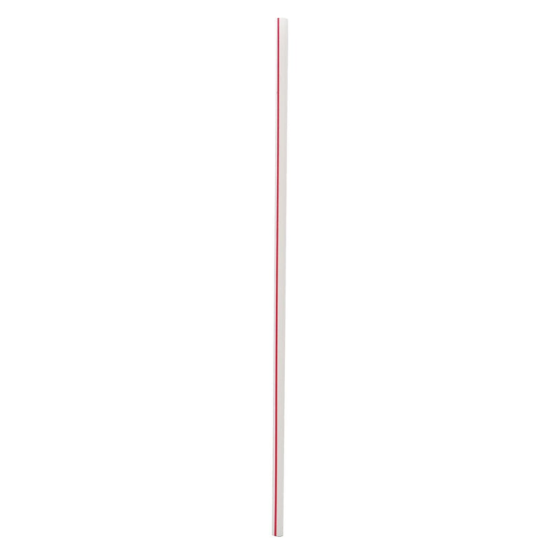 Boardwalk Individually Wrapped Red/White Striped Plastic Straws, 1200/Carton (BWKGST1025RW)