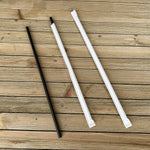 Boardwalk Individually Wrapped Black Plastic Straws, 2000/Carton (BWKJSTW1025BK)