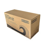 Boardwalk Individually Wrapped Plastic Cutlery Sets, Medium-Weight, Black, 250 Pieces/Carton (BWK3KITBLPS)