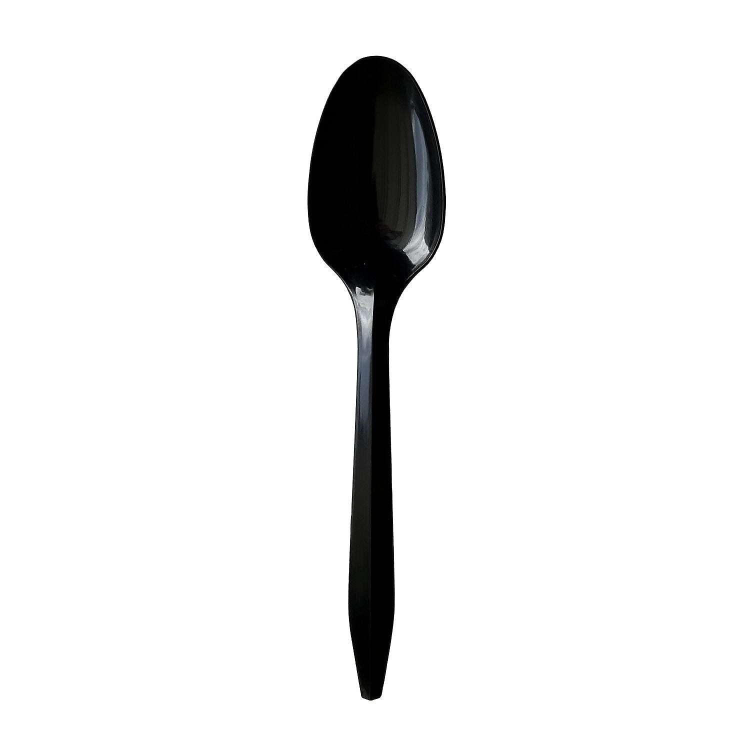Boardwalk Plastic Tea Spoons, Medium-Weight, Black, 1000 Pieces/Carton (BWKSPOONBLPP)