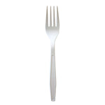 Boardwalk Plastic Forks, Heavy-Weight, White, 1000 Pieces/Carton (BWKFORKWHPP)