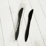 Boardwalk Individually Wrapped Plastic Knives, Medium-Weight, Black, 1000 Pieces/Carton (BWKKNIFEBLPPIW)