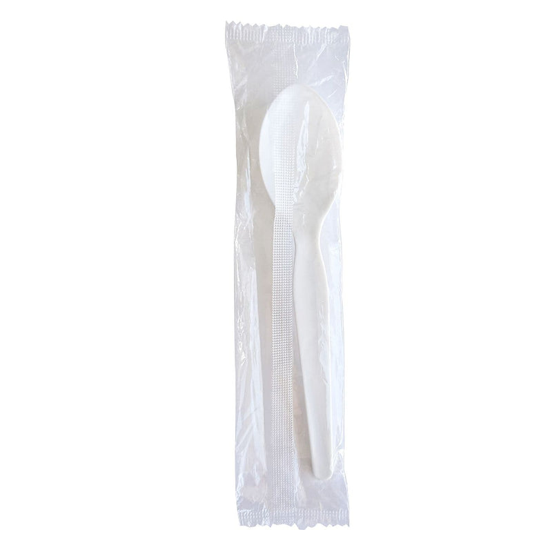Boardwalk Individually Wrapped Plastic Soup Spoons, Heavy-Weight, White, 1000 Pieces/Carton (BWKSOUPWHPS)