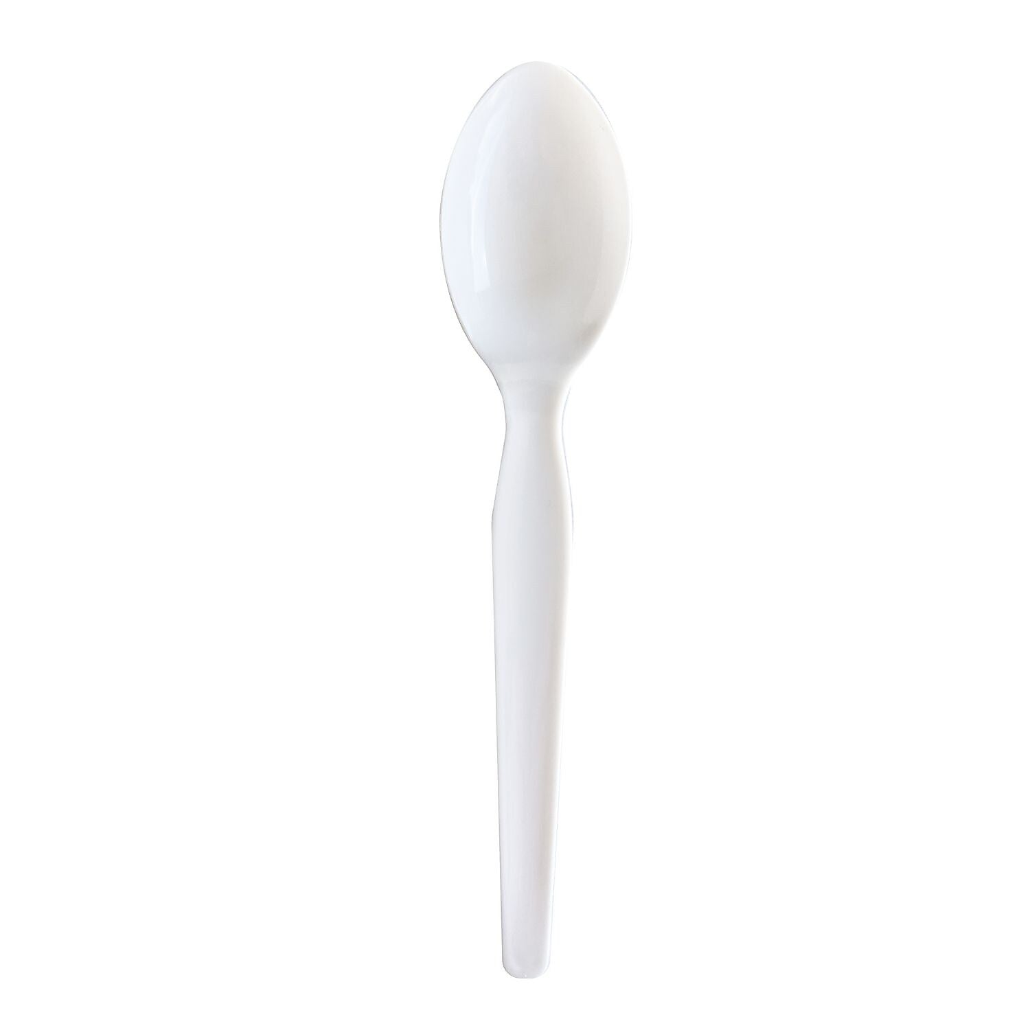 Boardwalk Individually Wrapped Plastic Soup Spoons, Heavy-Weight, White, 1000 Pieces/Carton (BWKSOUPWHPS)