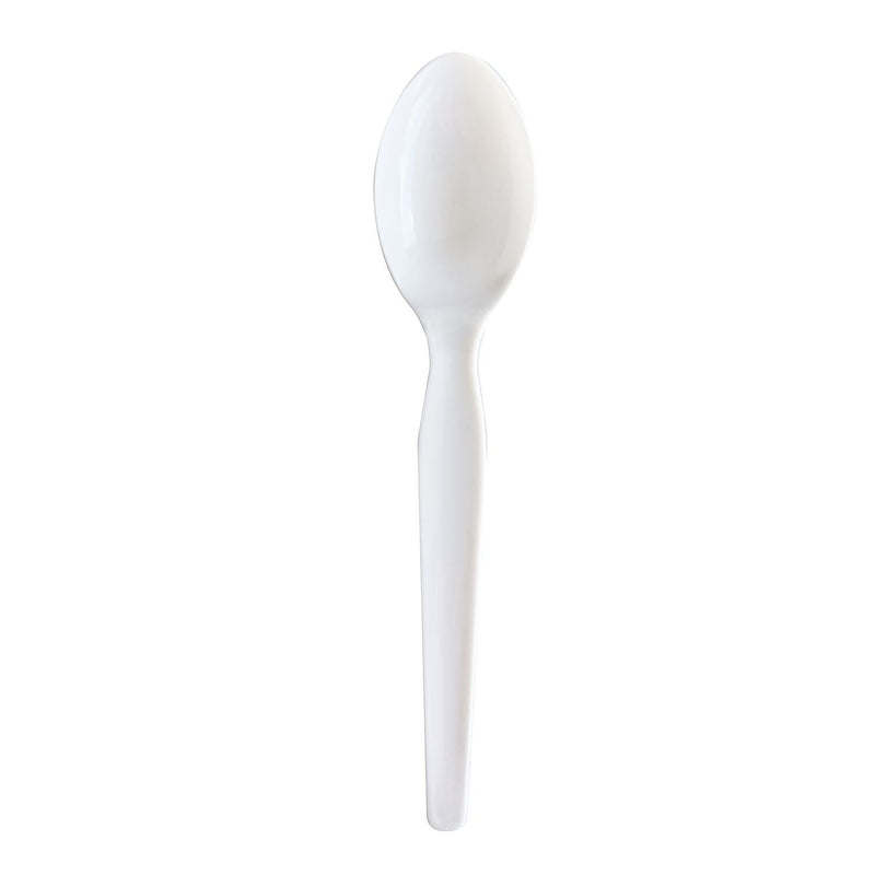 Boardwalk Individually Wrapped Plastic Soup Spoons, Heavy-Weight, White, 1000 Pieces/Carton (BWKSOUPWHPS)