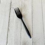 Boardwalk Plastic Forks, Medium-Weight, Black, 1000 Pieces/Carton (BWKFORKBLPP)