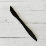 Boardwalk Plastic Knives, Medium-Weight, Black, 1000 Pieces/Carton (BWKKNIFEBLPP)