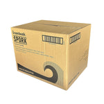 Boardwalk Individually Wrapped Plastic Sporks, Medium-Weight, Black, 1000 Pieces/Carton (BWKSPORKBLPPIW)