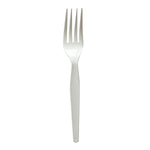 Boardwalk Individually Wrapped Plastic Forks, Heavy-Weight, White, 1000 Pieces/Carton (BWKFORKWHPSIW)