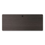 Alera Modern Teacher Series 60"W Pedestal Desk, Charcoal Woodgrain/Gray (MSD6024CH)