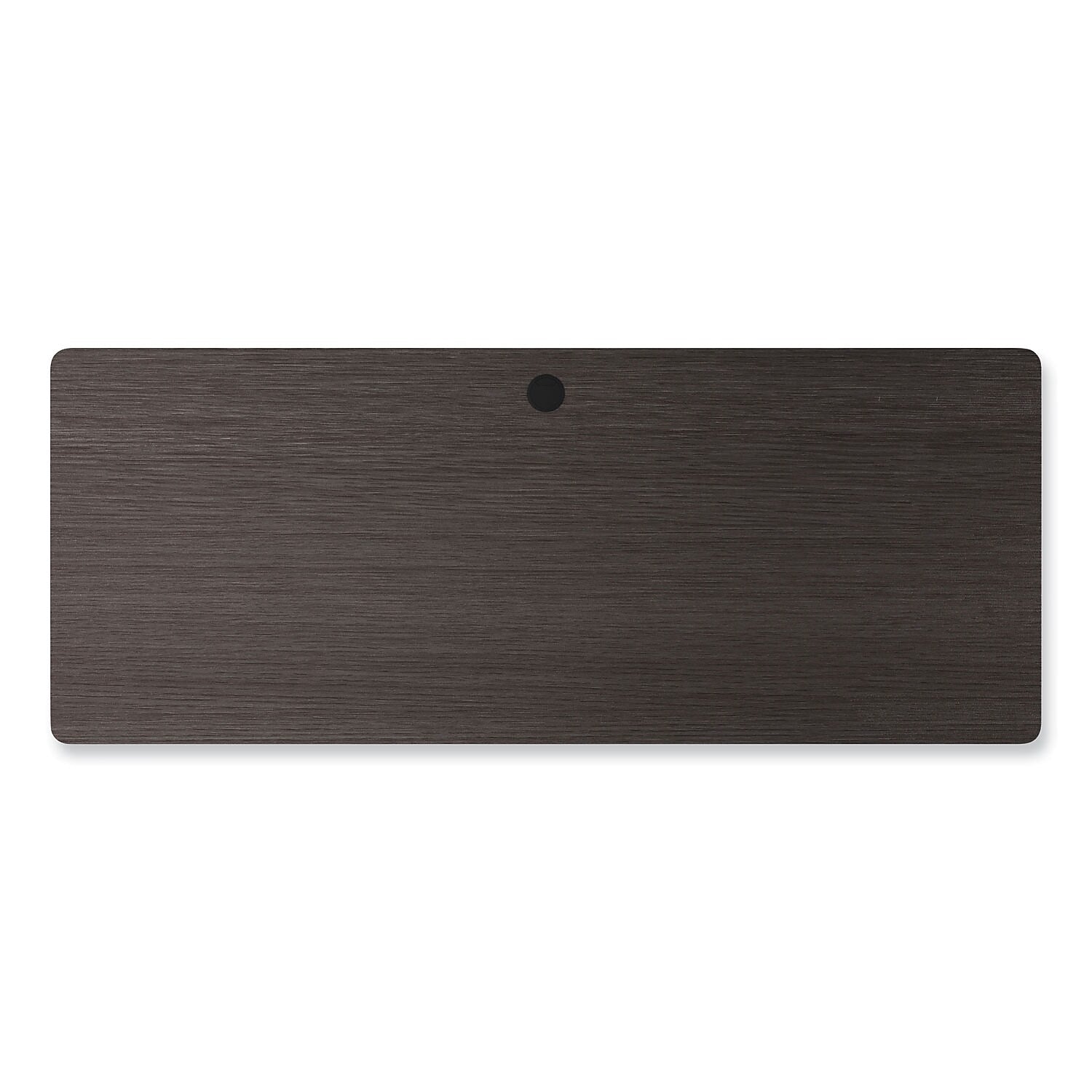 Alera Modern Teacher Series 60"W Pedestal Desk, Charcoal Woodgrain/Gray (MSD6024CH)