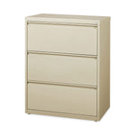 Alera Commercial 3-Drawer Lateral File Cabinet, Letter/Legal Size, Lockable, 40.25"H x 30"W x 18.62"D, Putty (HLF3041PY)