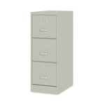 Alera Commercial 3-Drawer Vertical File Cabinet, Letter Size, Lockable, 40.19"H x 15"W x 22"D, Light Gray (HVF1541LG)