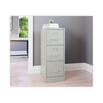 Alera Commercial 3-Drawer Vertical File Cabinet, Letter Size, Lockable, 40.19"H x 15"W x 22"D, Light Gray (HVF1541LG)