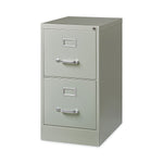 Alera Commercial 2-Drawer Vertical File Cabinet, Letter Size, Lockable, 28.37"H x 15"W x 22"D, Light Gray (HVF152229LG)