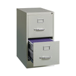 Alera Commercial 2-Drawer Vertical File Cabinet, Letter Size, Lockable, 28.37"H x 15"W x 22"D, Light Gray (HVF152229LG)