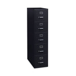 Alera Commercial 5-Drawer Vertical File Cabinet, Letter Size, Lockable, 61.37"H x 15"W x 26.5"D, Black (HVF1562BL)