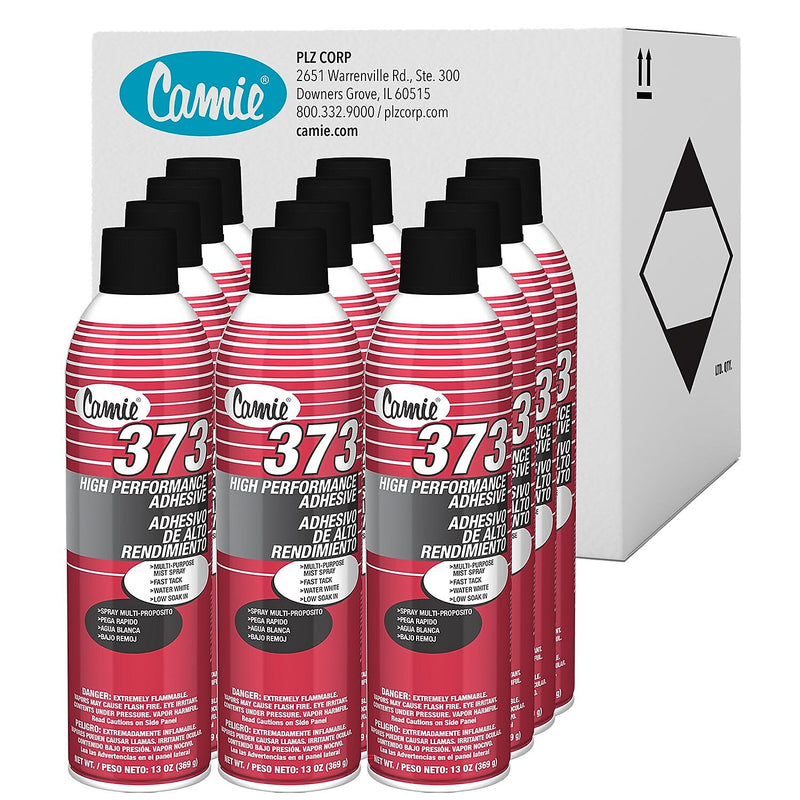 Camie 373 High Performance Adhesive, 12 oz., 12/Carton (1000034930)