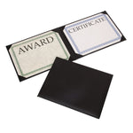 AbilityOne SKILCRAFT Awards Certificate Holders, 11.62" x 9.12", Black (7510017143330)