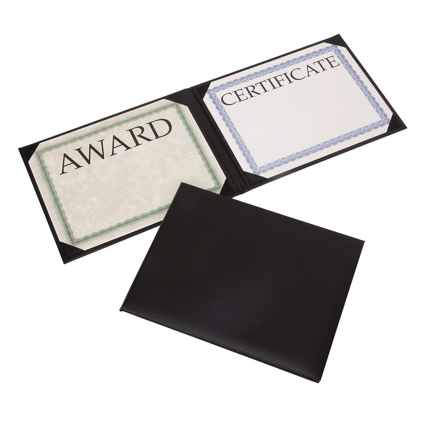 AbilityOne SKILCRAFT Awards Certificate Holders, 11.62" x 9.12", Black (7510017143330)