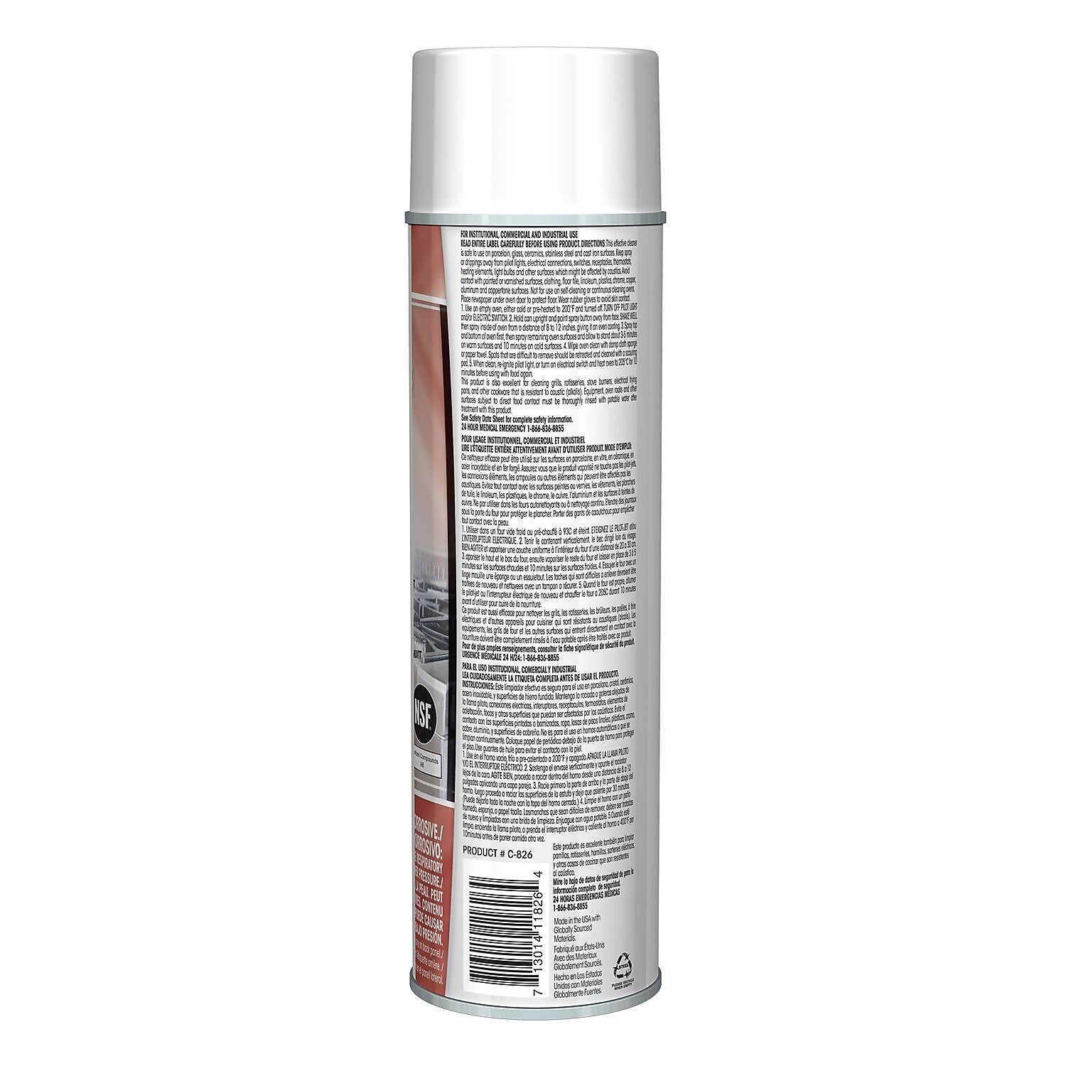 Claire Grill and Oven Cleaner Degreaser, 18 oz., 12/Carton (1000010930)