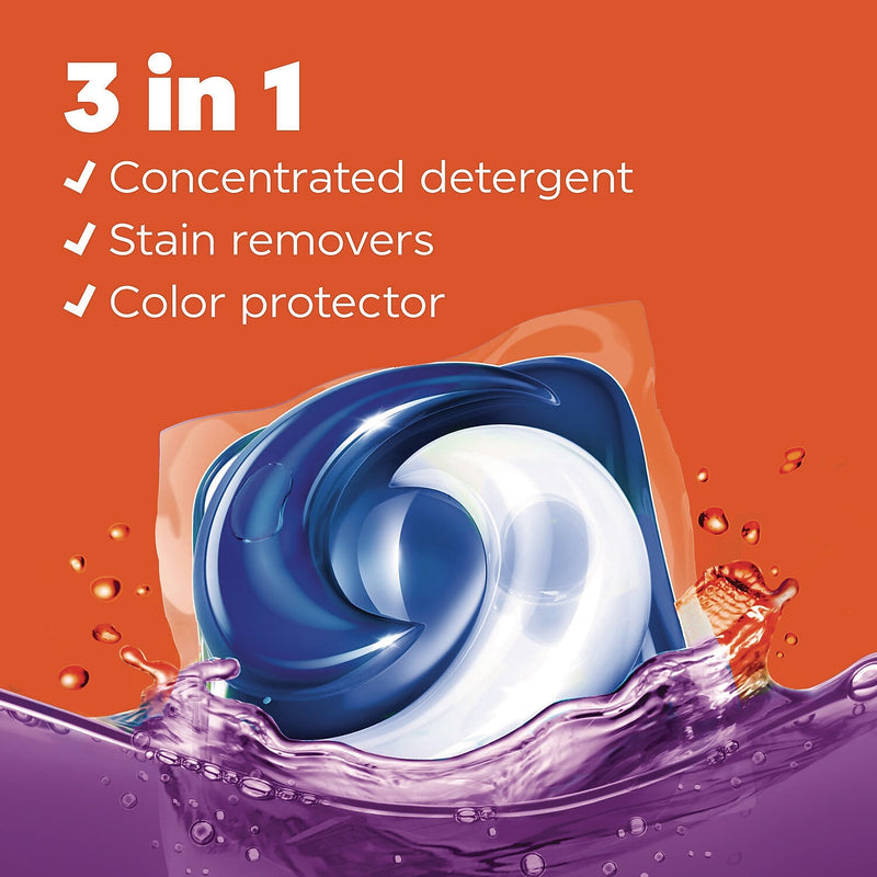 Tide PODS HE Laundry Detergent Capsule, Spring Meadow Scent, 66 oz., 76 Capsules, 4/Carton (80735047)