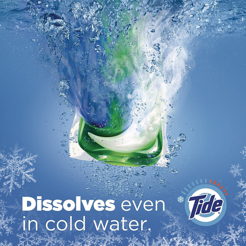 Tide PODS HE Laundry Detergent Capsule, Spring Meadow Scent, 66 oz., 76 Capsules, 4/Carton (80735047)