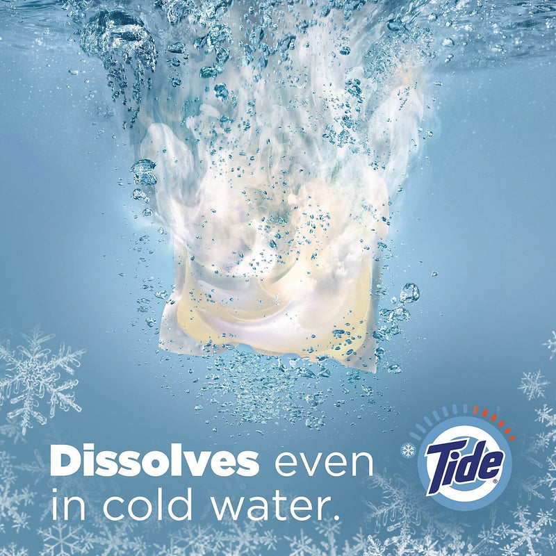 Tide PODS HE Laundry Detergent Capsule, Free & Gentle Scent, 63 oz., 76 Capsules, 4/Carton (80737337)