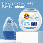 Tide PODS HE Laundry Detergent Capsule, Free & Gentle Scent, 63 oz., 76 Capsules, 4/Carton (80737337)