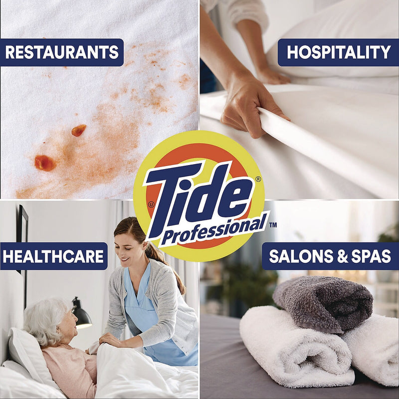 Tide Professional Liquid Laundry Detergent, Clean Scent, 129 Loads, 170 oz., 4/Carton (80782107)