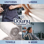 Downy Professional Liquid Fabric Softener, Clean and Fresh Scent, 190 Loads, 140 oz., 4/Carton (80782763)
