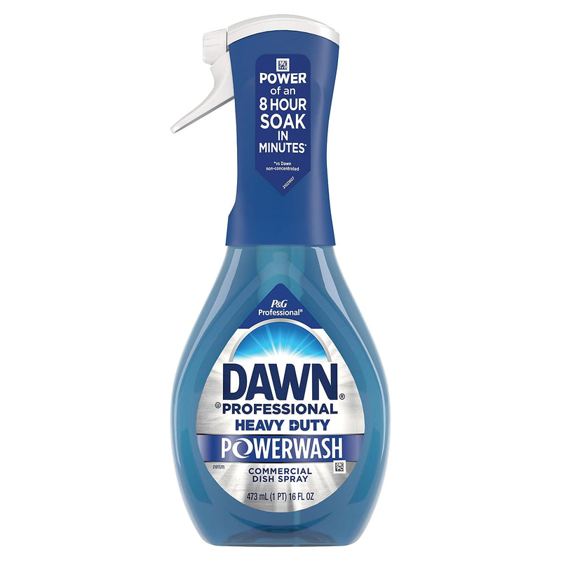 Dawn Professional Heavy Duty Powerwash Dish Soap Spray with Refill, Fresh Scent, 16 oz., 6/Carton (80763689)