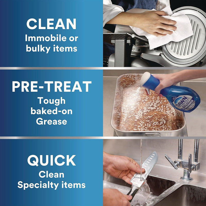Dawn Professional Heavy Duty Powerwash Dish Soap Spray, Fresh Scent, 16 oz., 6/Carton (80763690)