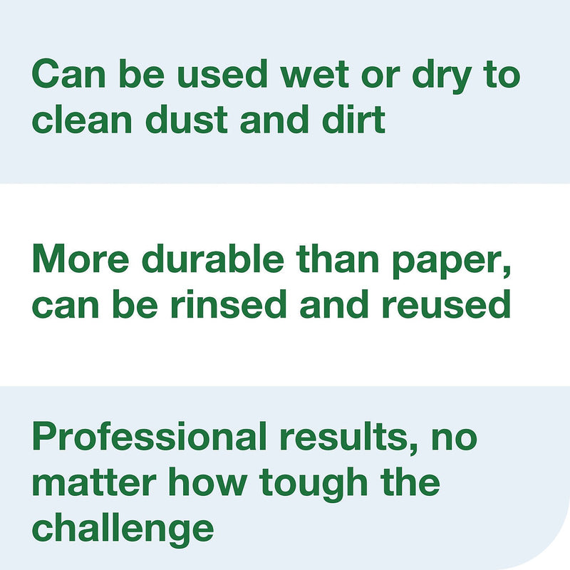 Tork Microfiber Cleaning Cloths, 16.1" x 8.3", White, 16.669 lbs., 120 Cloths/Pack, 10/Carton (500176)