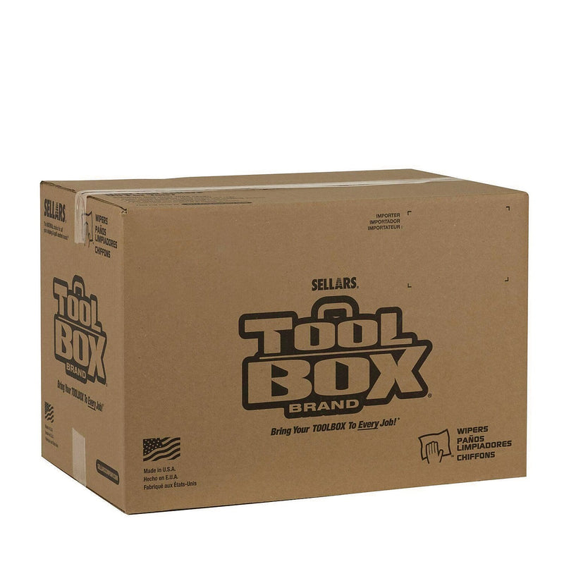 TOOLBOX Z400 Paper Cleaning Wipers, 13" x 11.87", White, 60 Wipers/Box, 12/Carton (660708501003)