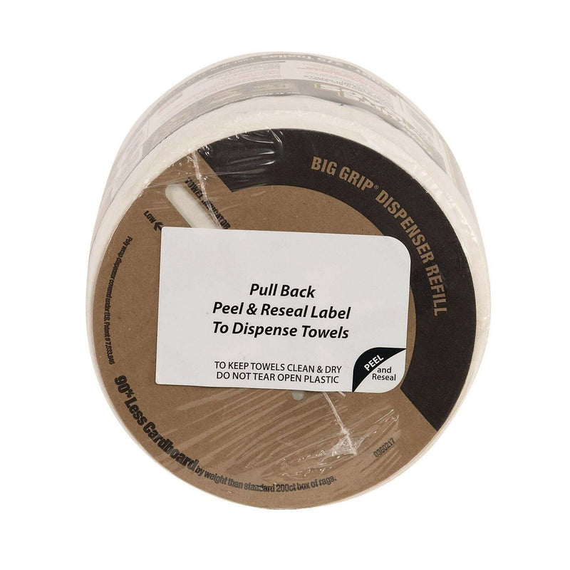 TOOLBOX Z300 Paper Cleaning Wipers, 12" x 10", White, 275 Sheets/Roll, 6/Carton (660708204218)