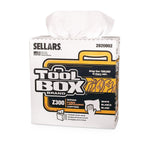 TOOLBOX Z300 Paper Cleaning Wipers, 16.5" x 8.5", White, 135 Wipers/Box, 8/Carton (6607082042009)