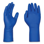 GloveWorks by AMMEX Powder Free Latex Exam Gloves, XL, Blue, 500/Carton (GPLHD88100)