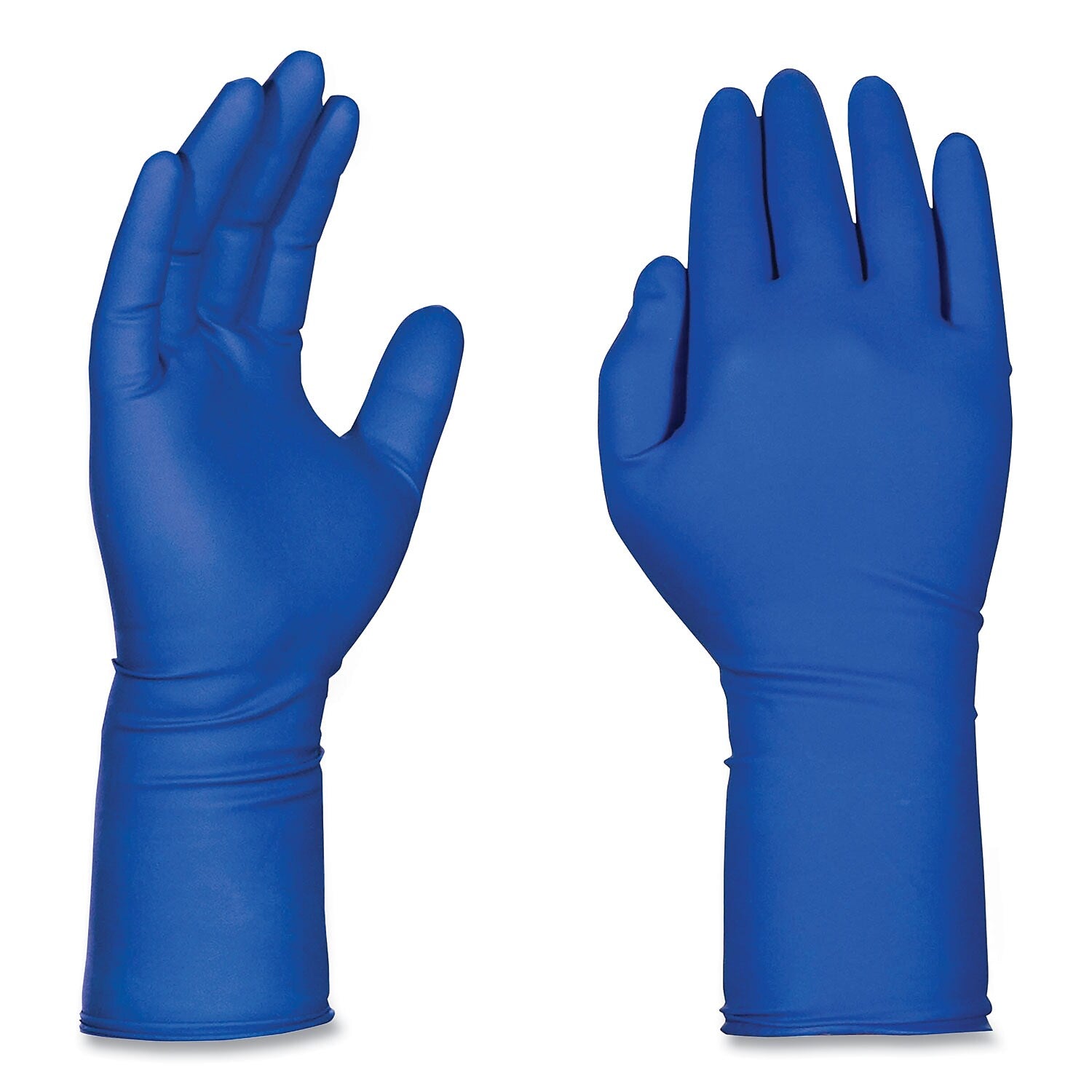GloveWorks by AMMEX Powder Free Latex Exam Gloves, XL, Blue, 500/Carton (GPLHD88100)