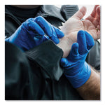 GloveWorks by AMMEX Powder Free Latex Exam Gloves, XL, Blue, 500/Carton (GPLHD88100)