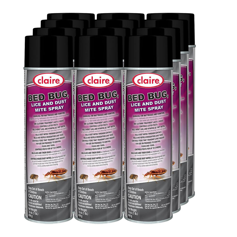 Claire Aerosol Spray for Insects, 16 oz., 12/Carton (1000001197)