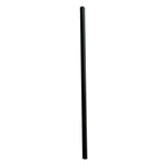 Boardwalk Unwrapped Black Plastic Straws, 1500/Carton (BWKGSTUW775BK)