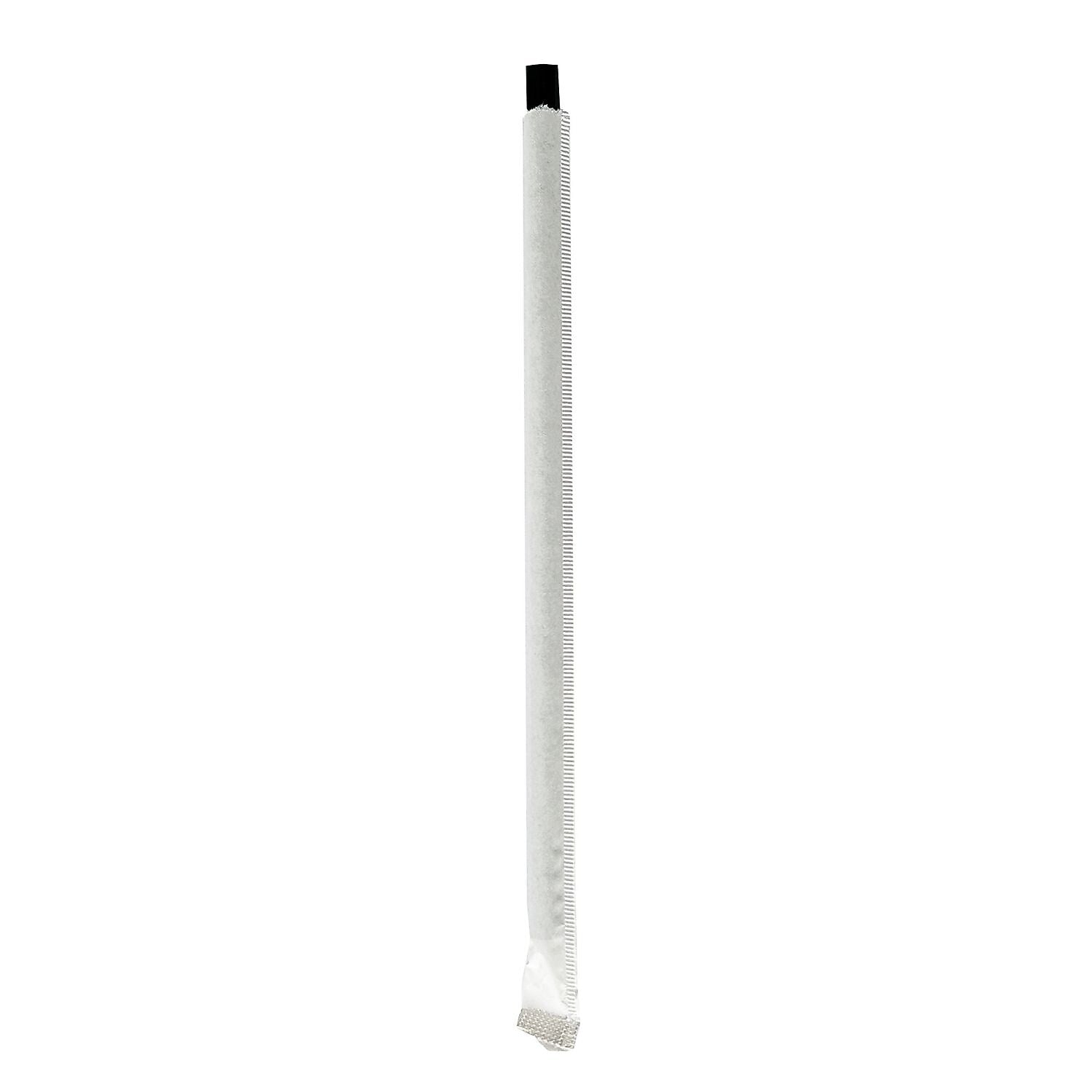 Boardwalk Unwrapped Black Plastic Straws, 1500/Carton (BWKGSTUW775BK)