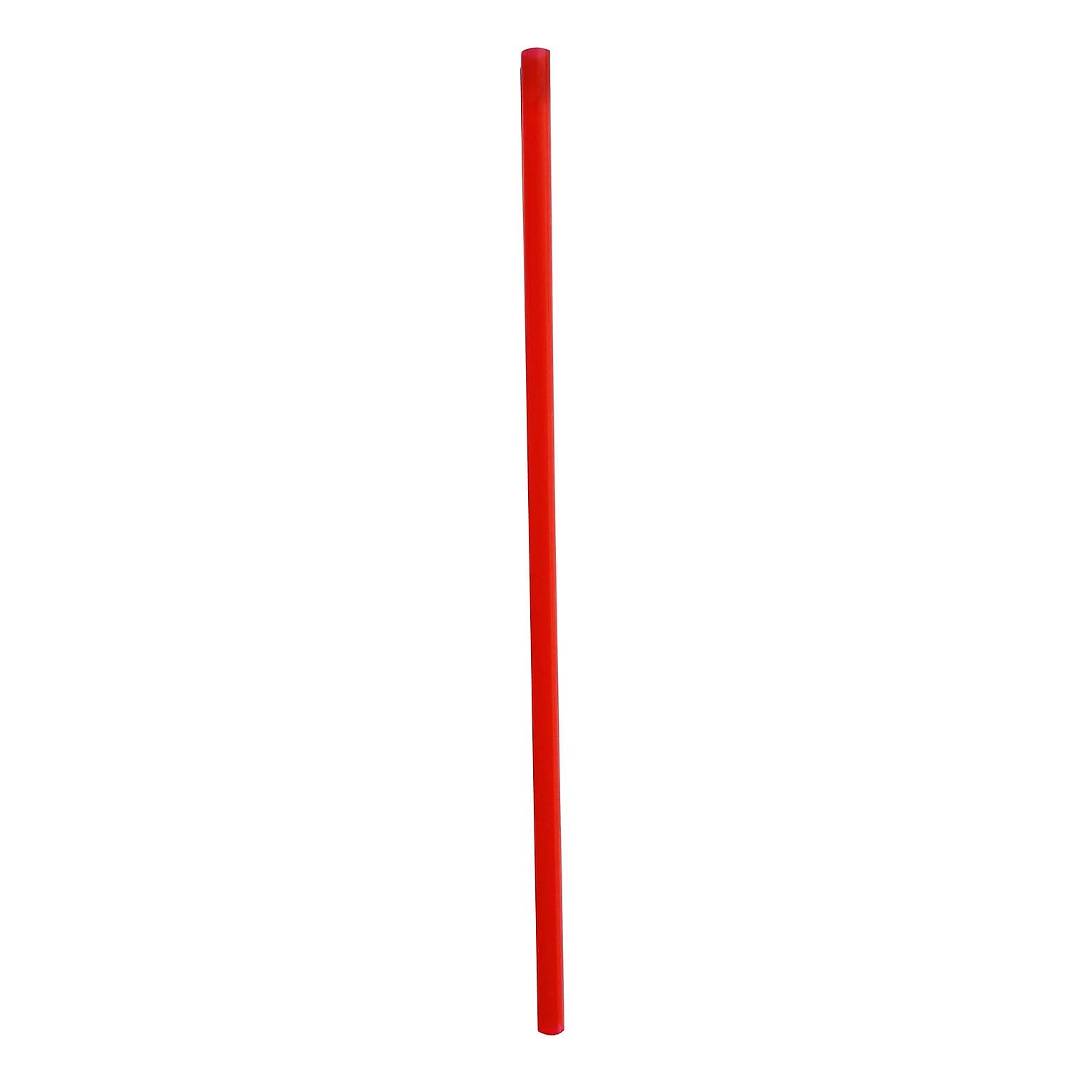 Boardwalk Unwrapped Red Plastic Straws, 2500/Carton (BWKJSTUW775RED)